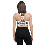 Lack Back - American Traditional Tattoo Style - Longline Sports Bra