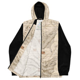 1888 Map of the Indian Reservations within the United States and Territories - Men’s Windbreaker