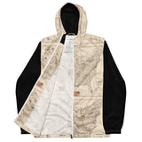 1888 Map of the Indian Reservations within the United States and Territories - Men’s Windbreaker