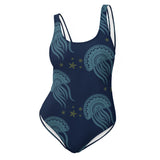 ᏩᏂᎨ ᎠᏣᏗ Tribal Jellyfish Design - Bernice Swimsuit