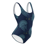 ᏩᏂᎨ ᎠᏣᏗ Tribal Jellyfish Design - Bernice Swimsuit