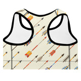 Arrows Up - Padded Sports Bra