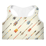 Arrows Up - Padded Sports Bra