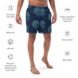 ᏩᏂᎨ ᎠᏣᏗ Tribal Jellyfish Design - Men's Swim Trunks