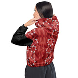 Oglala Lakota Sioux Waving Flag - Women’s Cropped Windbreaker