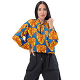 Frybread Power - Women’s Cropped Windbreaker