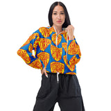 Frybread Power - Women’s Cropped Windbreaker