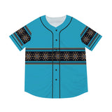 Starburst - Turquois - Men's Baseball Jersey