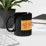 Hot Fresh Frybread Black Glossy Mug