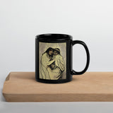 Chiholloli - Sweethearts II - Indigenous Art Nouveau - Black Glossy Mug