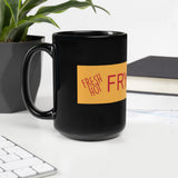 Hot Fresh Frybread Black Glossy Mug