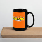 Flamin' Hot Indigenous Aunties - Black Glossy Mug
