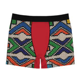 Vintage Beadwork Print - Tail Feathers Men's Boxer Briefs