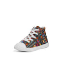Sacred Baskets - Indigenous Street-wear Kids Hightop Tipi Creepers