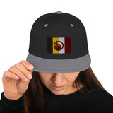Embroidered American Indian Movement - AIM - Snapback Hat