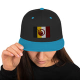 Embroidered American Indian Movement - AIM - Snapback Hat