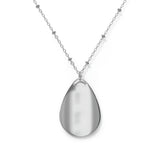 Starburst - Lilac - Oval Necklace