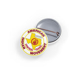 American Indian Movement - Texas - Round Pins