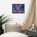 Pawnee Waving Flag Framed Poster