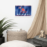 Pawnee Waving Flag Framed Poster