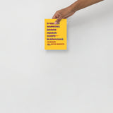 Eliminate All Native Mascots Matte Poster