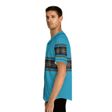 Starburst - Turquois - Men's Baseball Jersey