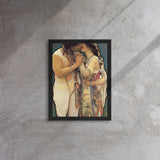 Ayóó’áníínísh’ní - Sweethearts III Print - Framed Canvas - Indigenous Art Nouveau