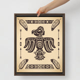 Pacific Northwest Eagle - Framed Canvas