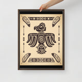 Pacific Northwest Eagle - Framed Canvas