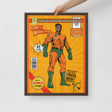 Kananesgi Man Super Hero - Framed Canvas