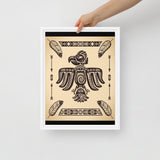 Pacific Northwest Eagle - Framed Canvas