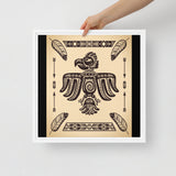 Pacific Northwest Eagle - Framed Canvas