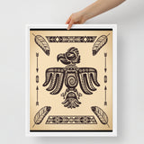 Pacific Northwest Eagle - Framed Canvas