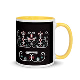 Wabenaki Double Curve - Mug with Color Inside