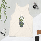 Healer Medicine Man / Woman Eagle Feather Unisex Tank Top