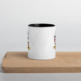 Decolonize - Sailor Jerry Traditional Swallows Tattoo - Mug with Color Inside