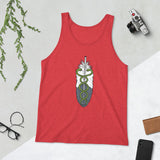 Healer Medicine Man / Woman Eagle Feather Unisex Tank Top