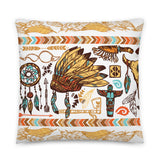 Iconic - Headdress Throw Pillow