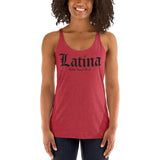 Latina - Resilient - Powerful - Proud - Women's Racerback Tank