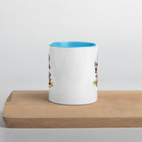 Decolonize - Sailor Jerry Traditional Swallows Tattoo - Mug with Color Inside