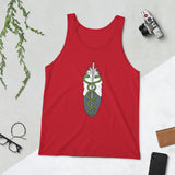 Healer Medicine Man / Woman Eagle Feather Unisex Tank Top