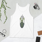 Healer Medicine Man / Woman Eagle Feather Unisex Tank Top