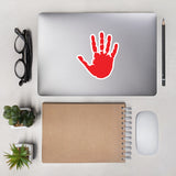 Red Hand MMIW - Bubble-free stickers