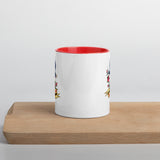 Decolonize - Sailor Jerry Traditional Swallows Tattoo - Mug with Color Inside