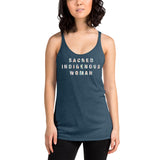 SACRED Indigenous Woman - Women's Racerback Tank