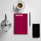 Rez Girl Shit - Spiral notebook