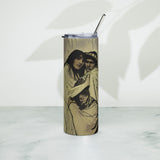 Chiholloli - Sweethearts II - Indigenous Art Nouveau - Stainless steel tumbler