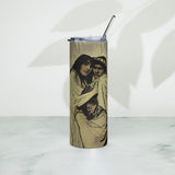 Chiholloli - Sweethearts II - Indigenous Art Nouveau - Stainless steel tumbler