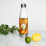 Cherokee Nation Flag - Stainless Steel Water Bottle