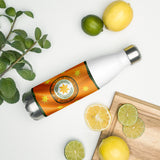 Cherokee Nation Flag - Stainless Steel Water Bottle